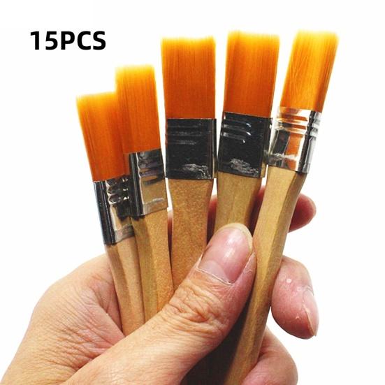 5 кисточек для краски.Размеры:длина 13см,длина волос 2,5см