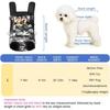 Pet Backpack Carrier for Small to Medium Dogs, 7-11 Lbs, Legs Out Design, Adjustable Chest Bag for Travel, Hiking, and Outdoor A