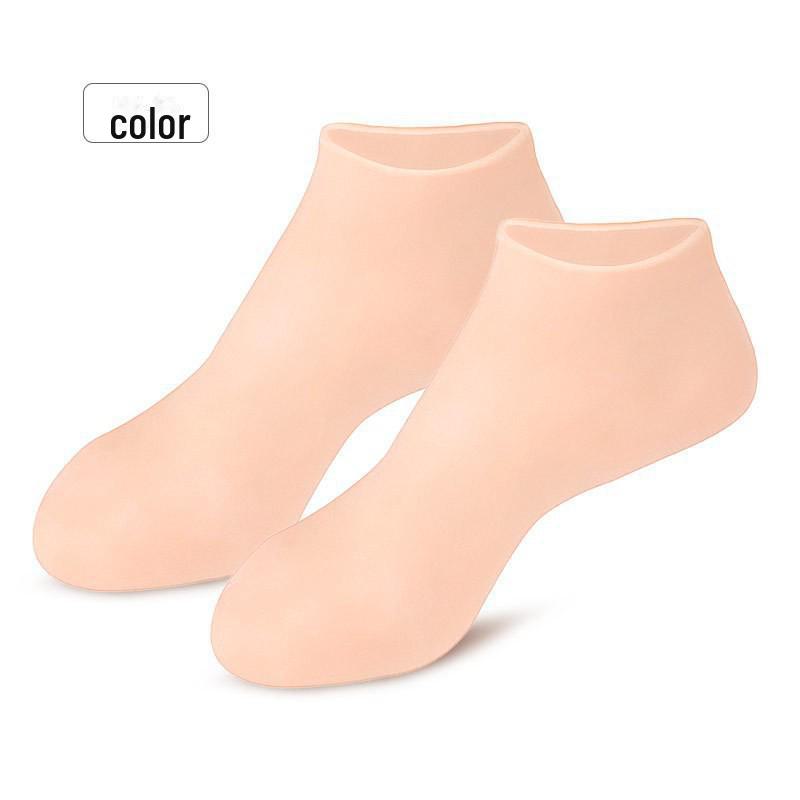 Silicone Moisturizing Foot Mask Socks - Prevent Cracking & Dryness, Softening & Protective Foot Cover.