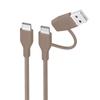 Acbands USB Type C 2 In 1 Cable 1.8m 60W PD Compatible Heavy Duty Braided Cable USB-A+C&USB-C Taipushi Rapid Cable[ MacBook/ipad pro/Galaxy/iphone 15