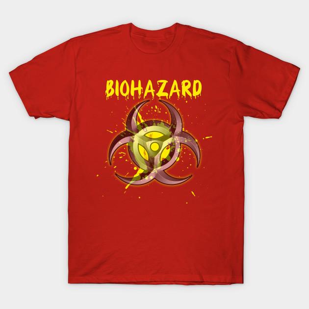 Унисекс Модная Футболка Футболка с Принтом Biohazard Большого Размера XS-6XL Футболка 100% Хлопок Топы Футболки с Круглым Вырезом и Коротким Рукавом