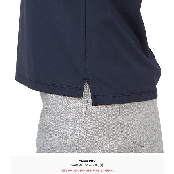 Zipore Golfwear Женская футболка с воротником и коротким рукавом G4lc0k862 TwlT