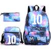 CR7C Kids School Backpack Set With Printed Design - Oxford Fabric Dual-Shoulder Bag Shoulder Pencil Case Grades 5-6