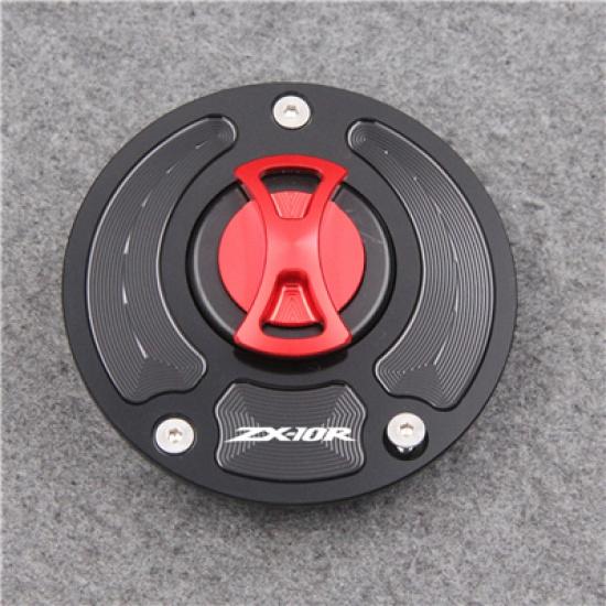 Крышка бензобака мотоцикла без ключа для Kawasaki Ninja ZX-10R 2006-2010 2014 2015 2016 2017 2018 ZX10R ZX