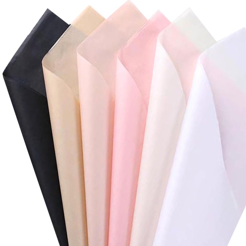 10Pcs 65x50cm Flower Wrapping Tissue Paper Wedding Event Party Bouquet Gift Wrapping Decoration Packaging DIY Craft Supplies