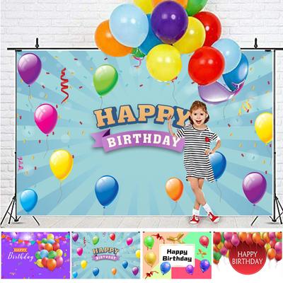С Днем Рождения Фон Ткань Баннер Фото Реквизит Вечеринка Домашний Декор Стены