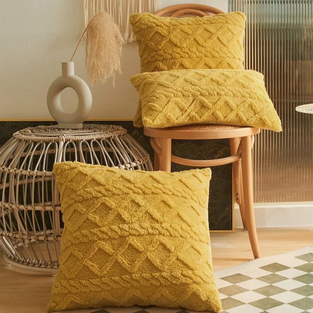 1 шт. сплошной жаккардовый наполнитель и геометрический узор наволочка для подушки Piliow с высоким качеством для дивана и кровати без вставки