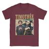 Timothee Chalamet Actor TShirts Unisex Crazy Cotton Tees Crewneck Short Sleeve T Shirt Plus Size Clothing
