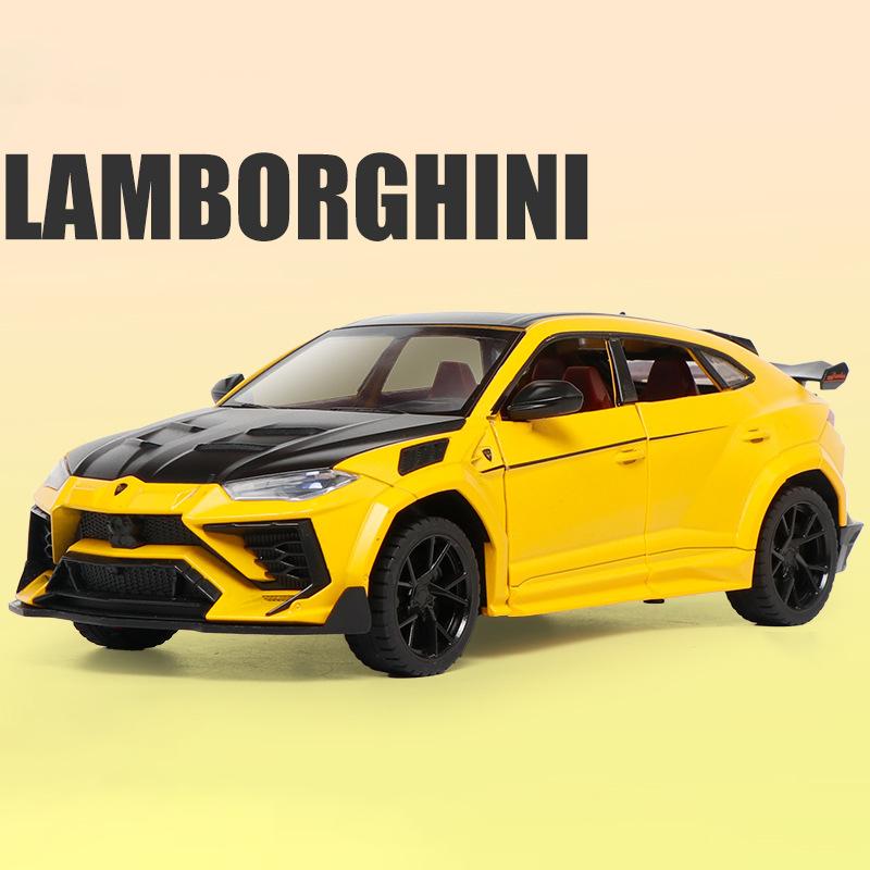 1/24 Lamborghini URUS Bison Mansory SUV Alloy Model Car Toy Diecasts Metal Casting Sound and Light Car Toys for Children Vehicle