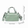 Multi Pocket Small Gym Bags Adjustable Strap Tote Bag Korea Style Nylon Crossbody Bag  Daily Use