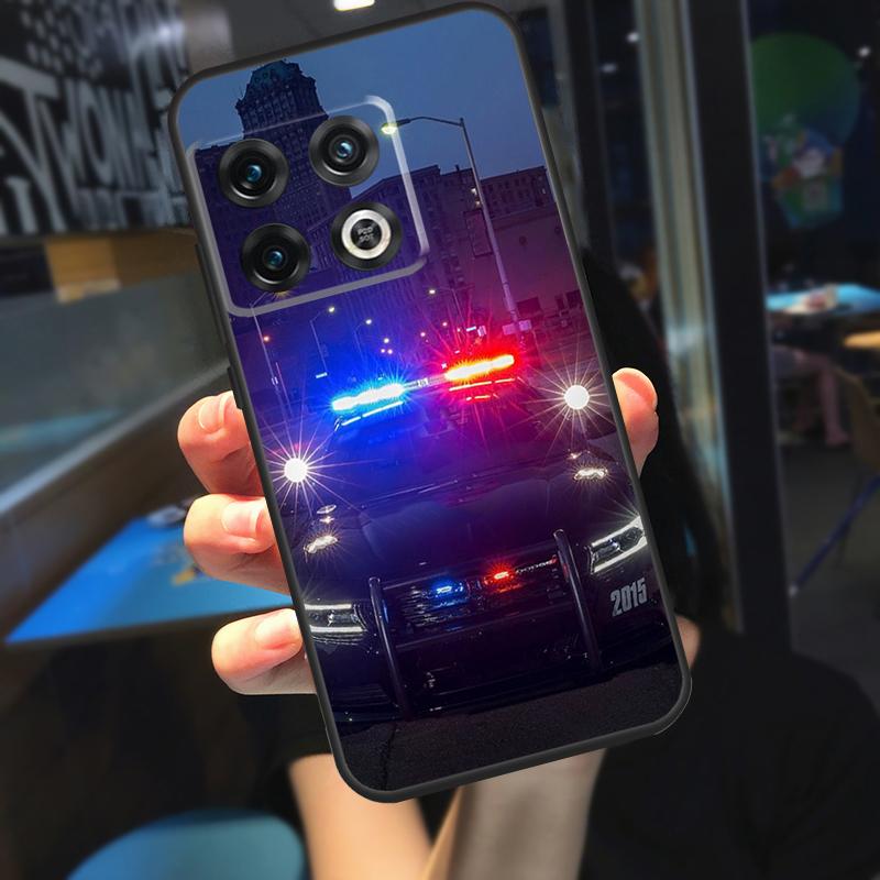Полицейские Машины Свет Ночью Чехол Для OnePlus 13R 13 12 R 11 9 10 Pro 8T 9RT 10T OnePlus Nord CE 4 2 3 Lite N20 N30 Чехол