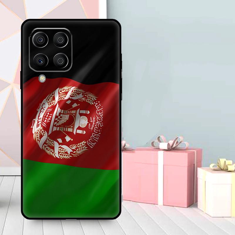Флаг Афганистана Чехол Для Samsung Galaxy M16 M31 M21 M13 M33 M53 M15 M35 M55 M36 M56 M12 M32 M52 M14 M34 M54