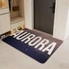 Коврик для пола Singer A-Aurora, коврик для двери из фланели, нескользящий, впитывающий, моющийся, для дома, для помещений