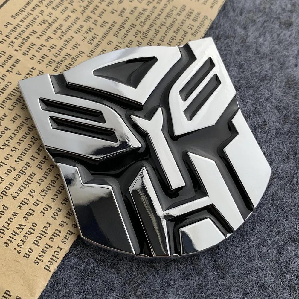 Car Styling 3D Nickel Sticker Autobot Transformers Zinc Alloy Sticker Auto Badge Emblem for Mobile Phone Laptop Decoration