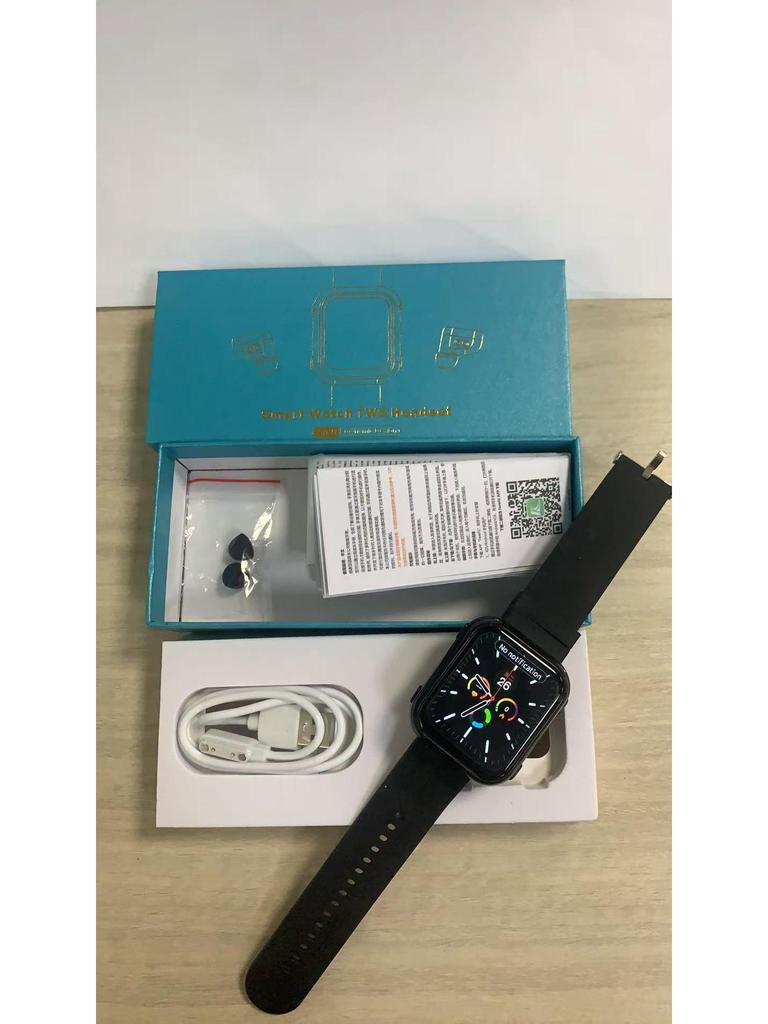 FereFit T1 2-in-1 Bluetooth Headset & Smartwatch with Heart Rate and Blood Oxygen Monitoring