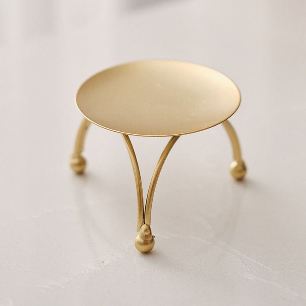 Золотой/Серебряный Круглый Подсвечник Железо Железный Подсвечник Украшение Украшение для дома Подсвечник Дом