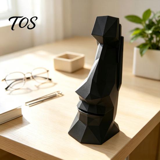 Decorative Glasses Frame Hand Carved Eyeglass Holder, 3D Printed Nose Shaped Stand, Unique Detailed Craft Sculpture Display Rack, for Desk Office And