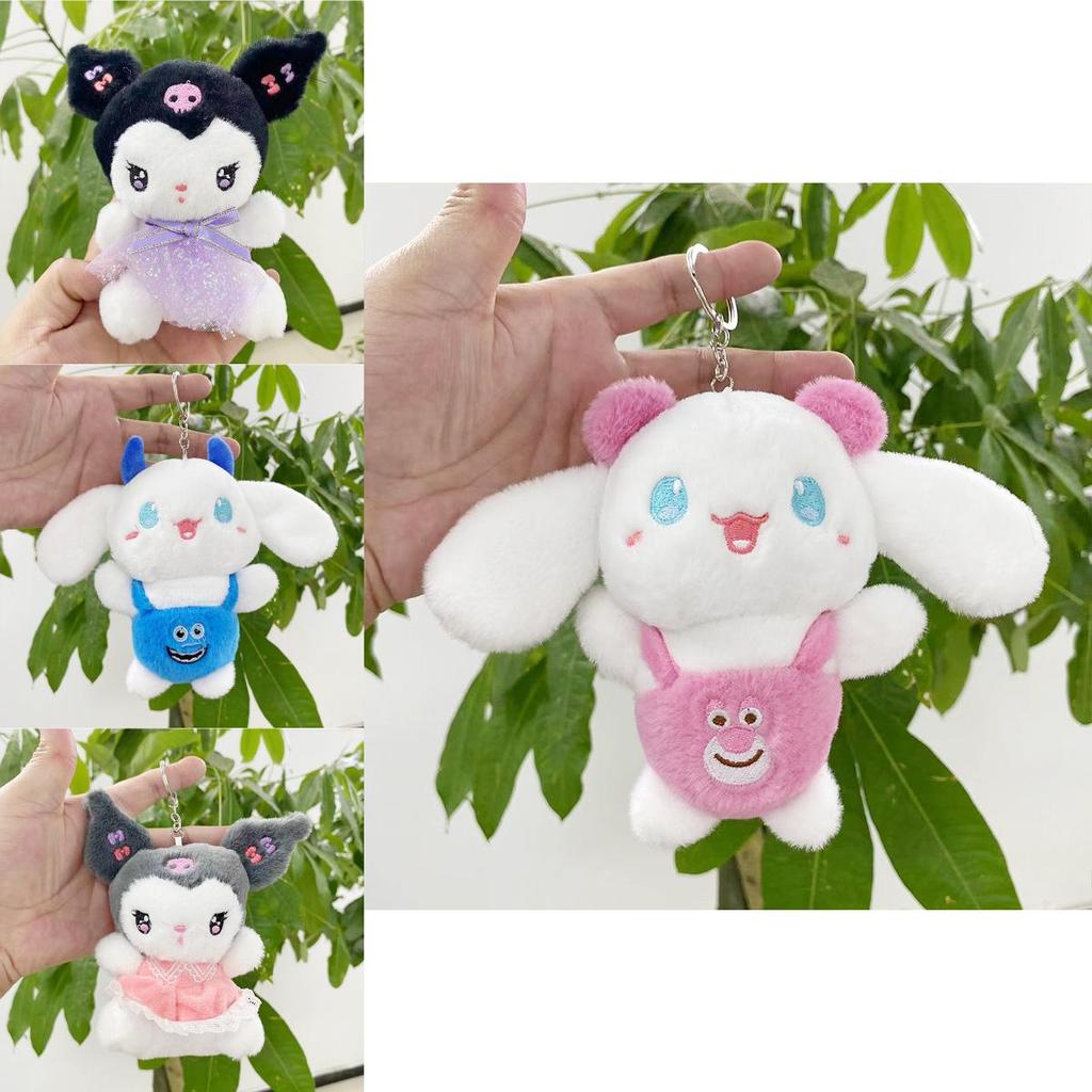 Очаровательная плюшевая брелок-кукла Sanrio Melon Melody для девочек. Милая идея для подарка