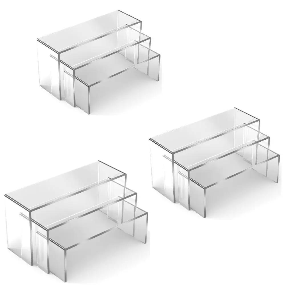 3/6/9 шт. Акриловая подставка для дисплея Легкая акриловая U-образная подставка для дисплея Подставка для демонстрации ювелирных изделий с моделью десерта Разных размеров