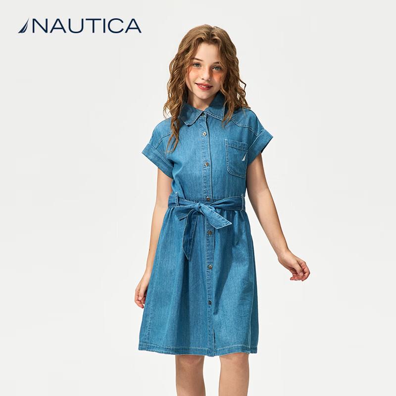 Nautica Джинсовое макси-платье для девочек