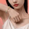Оригинальный браслет Lucky The Year of The Loong Hetian из нефрита, женский шикарный китайский браслет на всю жизнь, женский браслет из стерлингового серебра