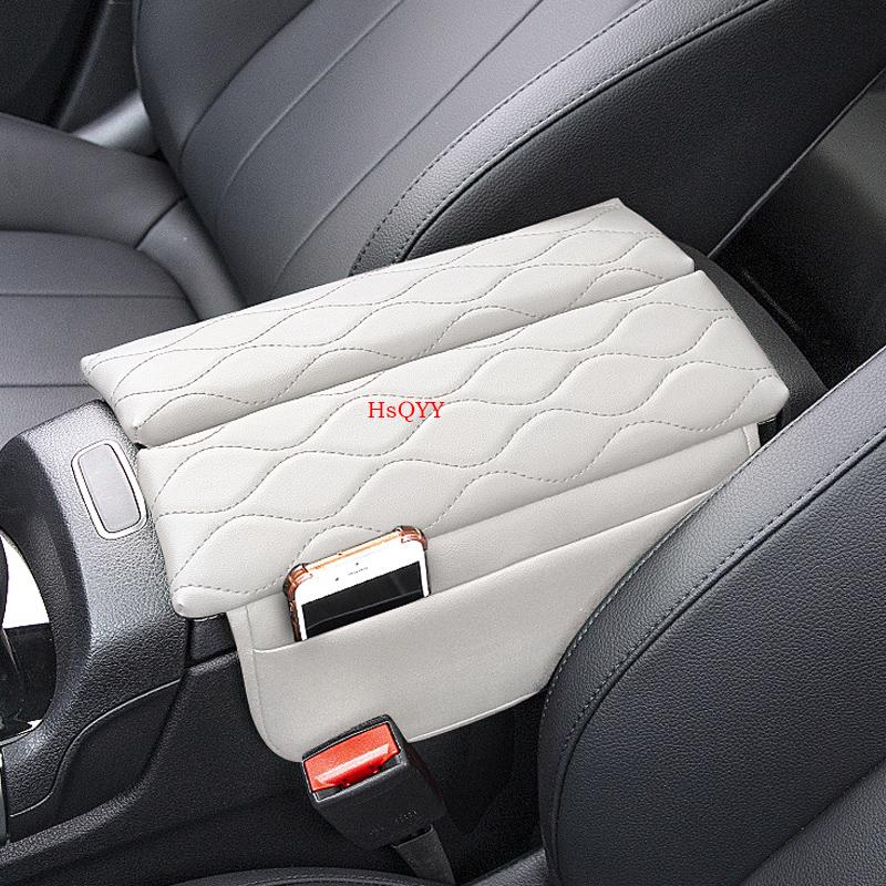 Center Console Armrest Box Cover Pad For Mercedes Benz A B CLA GLB GLA EQA EQB Class Leather Anti-Scratch Armrest Cushion