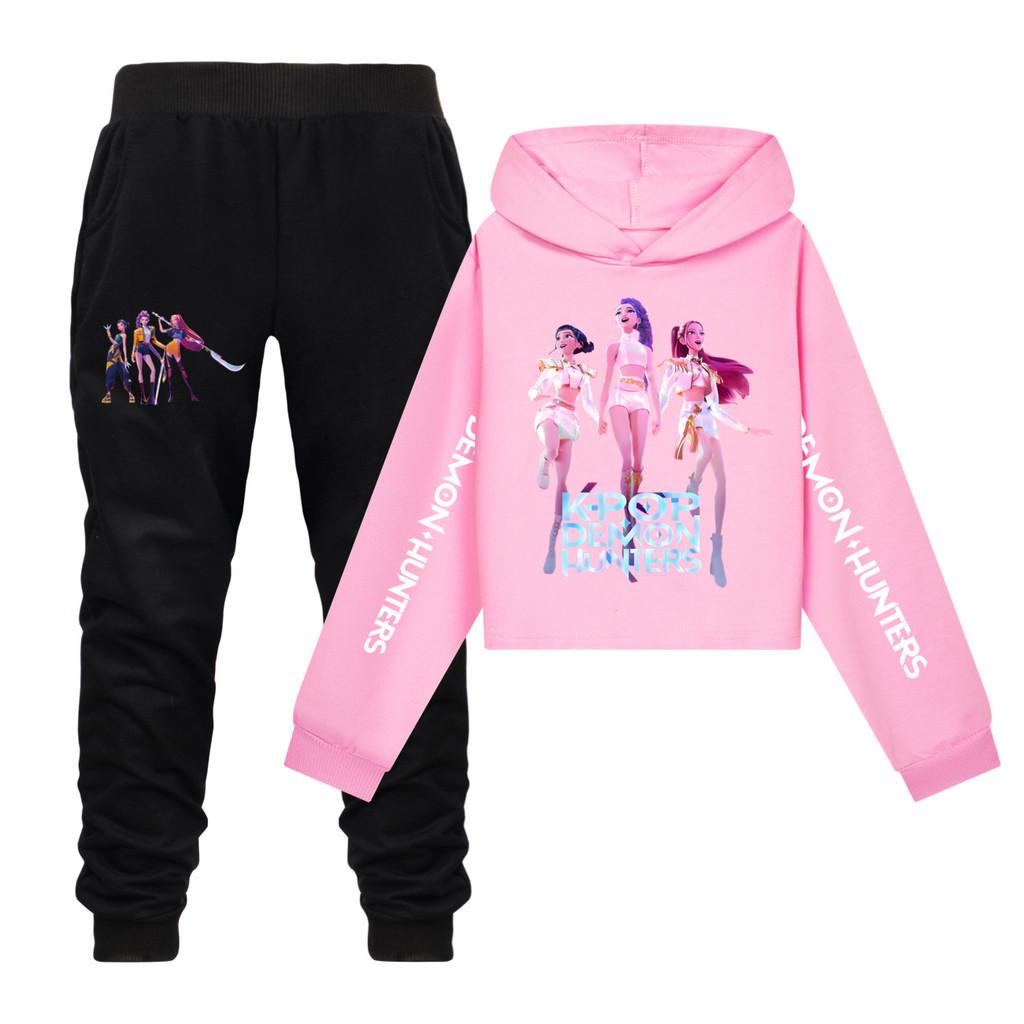 Kpop Demon Hunters Kids Sportswear Set With Cotton Fabric For Active Play