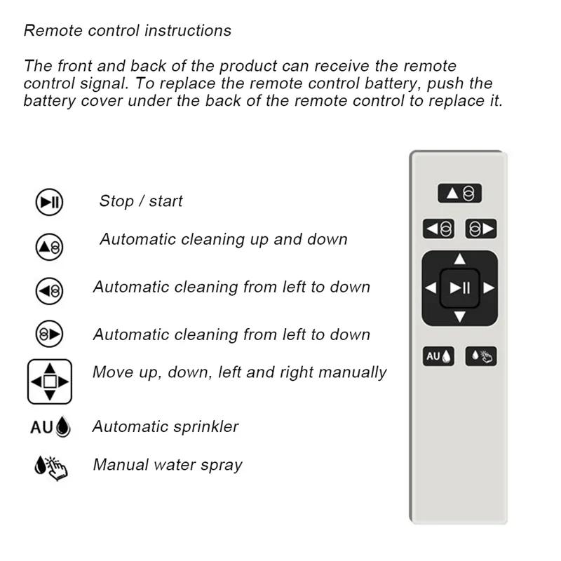Робот для мытья окон, автоматический распылитель воды, машина для мытья стекол, умный пылесос для чистки окон, бесщеточный двигатель