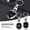 1Pcs Car Emblem Stying Metal Key Rings Shield Shaped Keychain for Nismo GTR Altima Qashqai Almera Navara