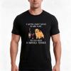 Norfolk Terrier And Wine Funny Dog Tshirt Summer Casual Cotton Tee Oversized Streetwear Tops Vintage Graphic Print