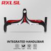 RXL SL Integrated Carbon Road Handlebars with Stem 28.6 Bicycle Parts  Adult Bike Drop Handle Bars Internal Routing 400/420/440