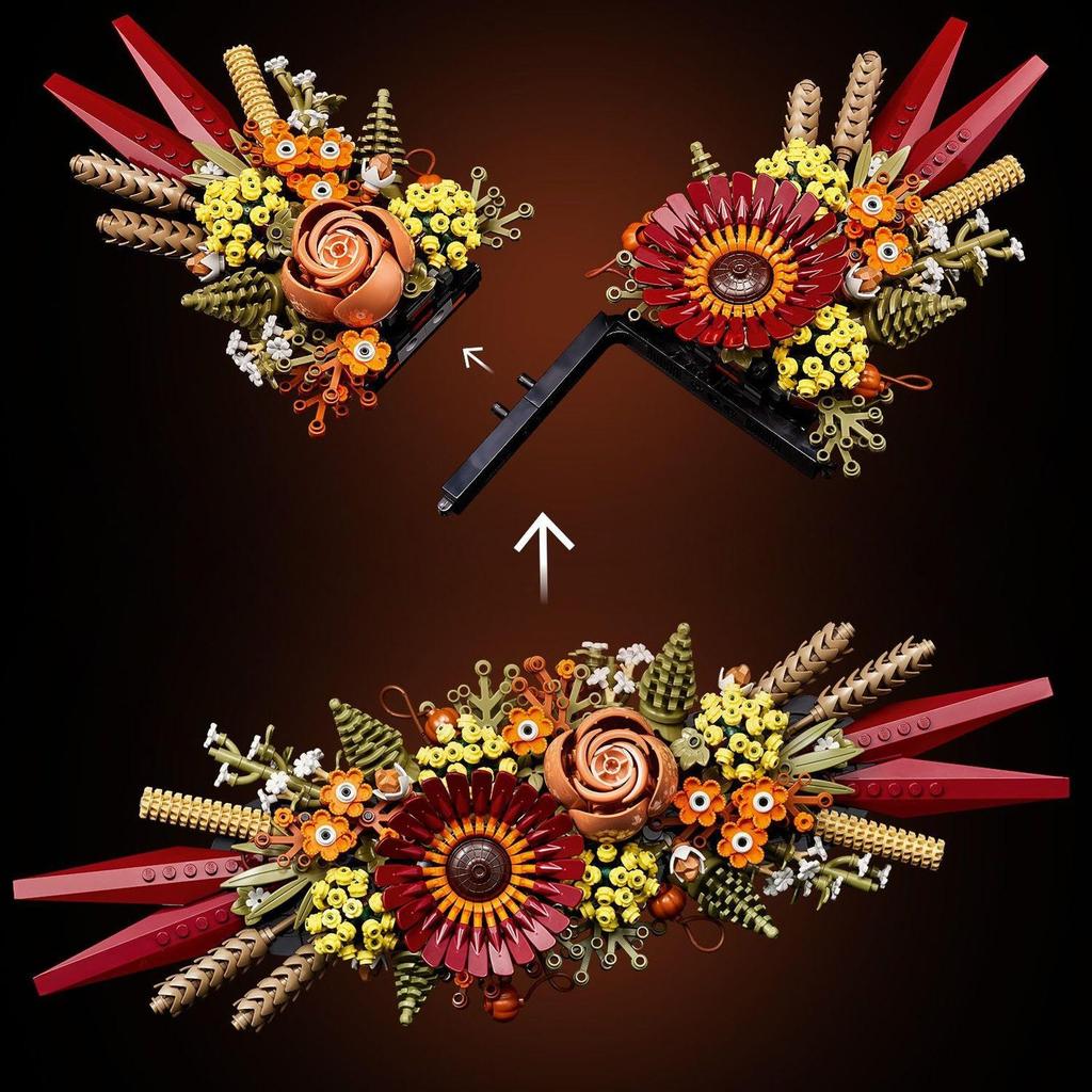 LEGO Botanical Сухоцветы Игрушка Подарок На День Рождения Блок Рождественский Мужской Женский Букет Искусственный Цветок Украшение Интерьера Стильный Мать Отец 10314