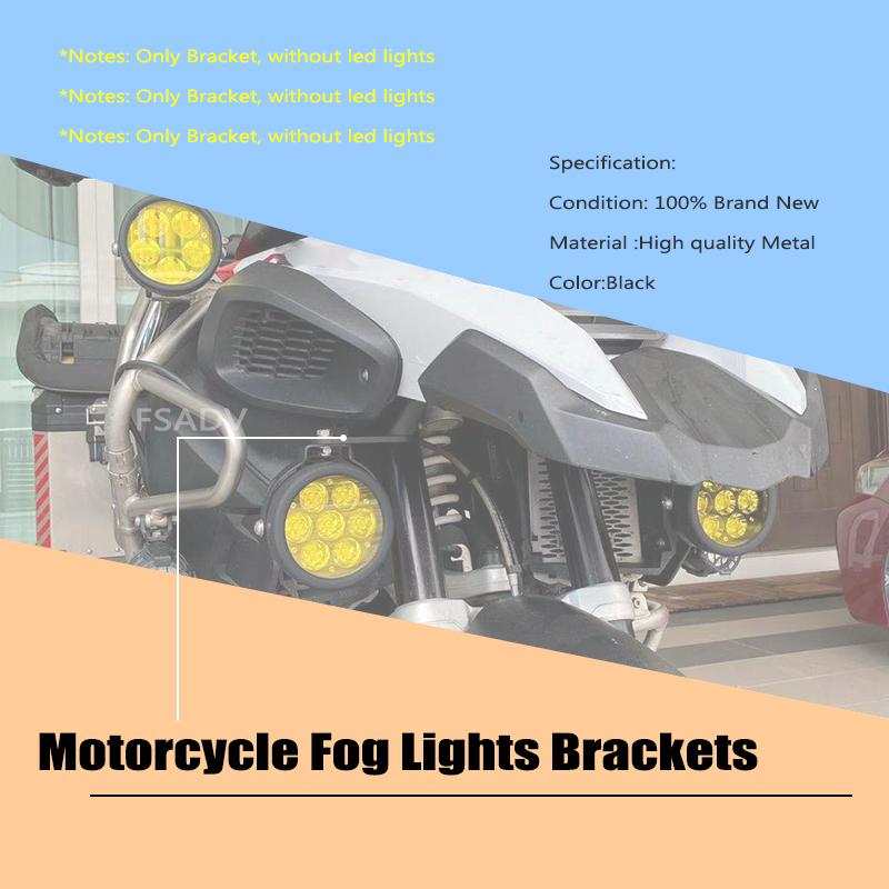 R1200GS R1250GS Motorcycle Fog Led Bracket Auxiliary Light Holder Support For BMW R 1200GS LC ADV R 1250GS Adventure