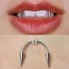 Fashion Lips Ring Stainless Steel Septum Piercing In Mouth Ring Puncture Earrings Hoop Nose Ring Body Piercing Jewelry