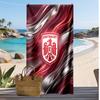 Пляжное полотенце Eintracht Frankfurt Football Print, Большое Мягкое Быстросохнущее Полотенце для Пляжа Кемпинга Плавания
