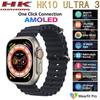 HK10 ULTRA 3 Amoled Screen Smart Watch GEN4 Local Music Album 2GB ROM ChatGPT NFC TWS Smart Watch for Men and Women