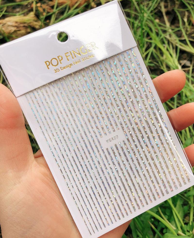 12 шт./1 шт. наклейки-полоски для ногтей, золотые/серебряные металлические кривые ленты, самоклеящиеся слайдеры, наклейки для маникюра и дизайна ногтей