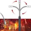 USB-зажигалка с быстрым зарядом и долгим сроком службы | Удлиненный термостойкий металлический корпус | Многоцелевая зажигалка-палочка для кемпинга на открытом воздухе, в чрезвычайных ситуациях