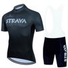 Mens Short Sleeve Cycling Jersey Shorts Set Mountain Road Bike Quick Dry Sportswear