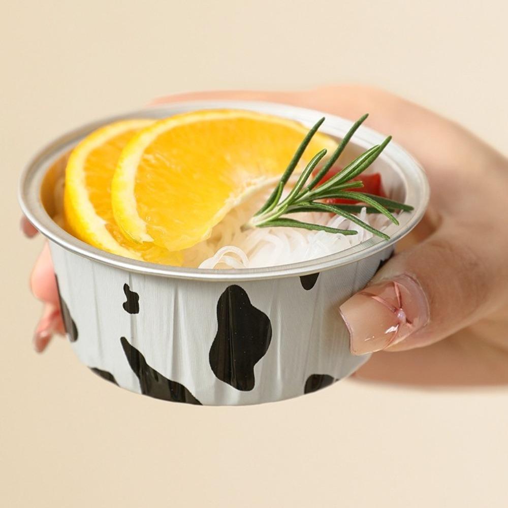 40Pcs Aluminum Foil Oven Mold Bowl Reusable Cake Baking Tray Pastry Tools Cake Wrappers  Party