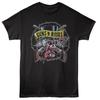 Guns N Roses Men T-Shirt CLOWN SKULLS AND PISTOLS Official Music Black Cotton Unisex T-Shirt
