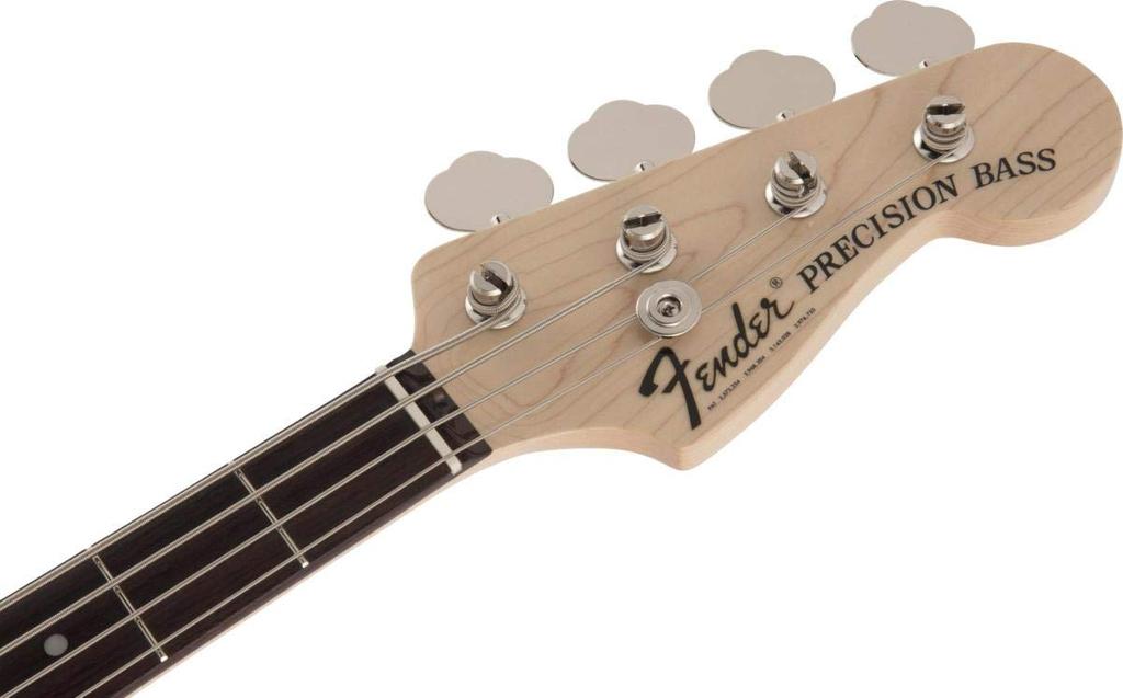 Fender Электробас, сделано в Японии, традиционный Precision 70-х, палисандр, Arctic White Bass®, накладка на гриф,
