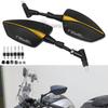 Для Honda Rebel 300 Rebel 500 CMX 500 300 1100 мотоциклетное зеркало заднего вида, алюминиевые боковые зеркала вида