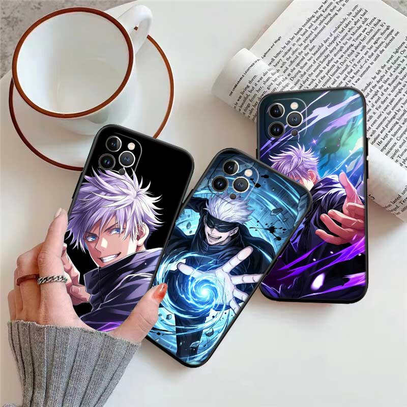 NH27 G-Gojo S-Satoru Phone Case for Samsung Galaxy S20 S21 S22 Ultra FE + Plus A21S A22 A24 A25 A26 A30 A30S A31
