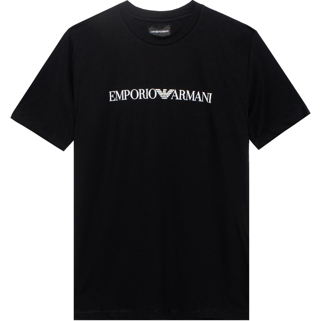 EMPORIO ARMANI Logo Printed Crewneck T Shirt 8N1TN5-1JPZZ-0021
