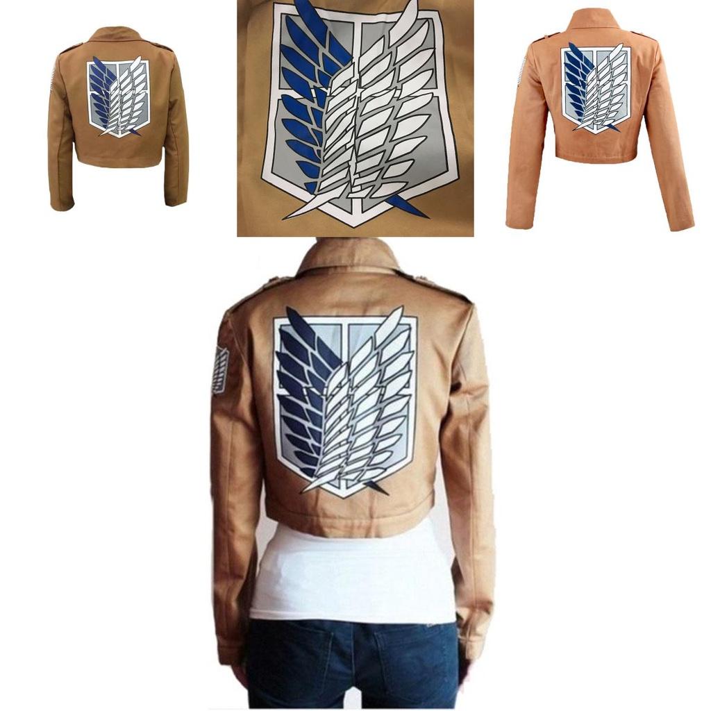 Дизайн Куртка Косплей Разведкорпуса Атака Титанов Shingeki No Kyojin**