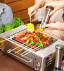 220 В бездымный электрический гриль бытовой портативный гриль для мяса духовка