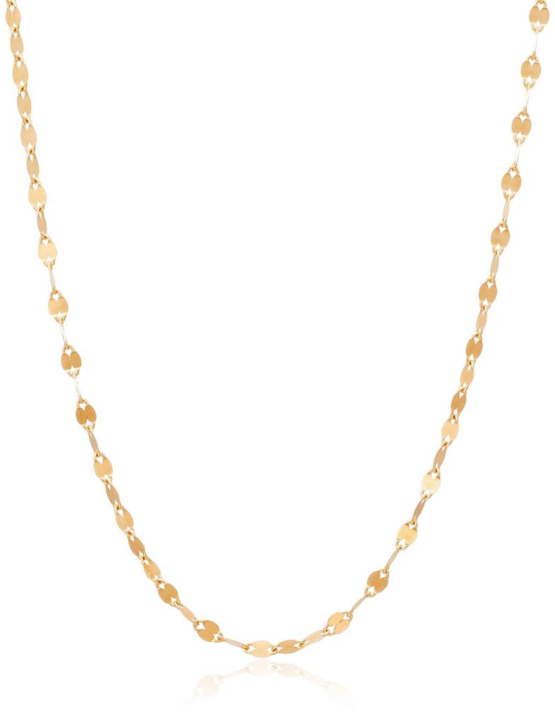 18K Flower Chain Necklace Length 45cm GNSPH 45 [Exedia]