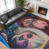 Anti‑Slip Crystal Velvet Floor Rug, Chucky Design Carpet for Indoor Living Bedroom Home Decoration