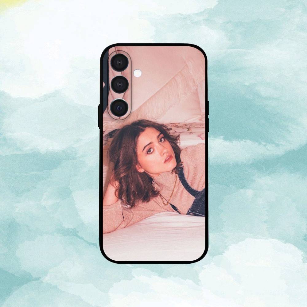 N-Natalia Dyer Phone Case For Samsung A73,72,71,53,52,51,22,91,80, Soft Black Cover